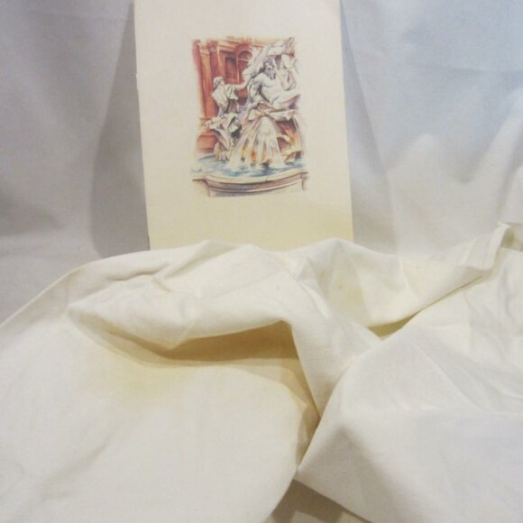 TWA First Class Destinations Paris dinner menu and linen napkin VINTAGE - Picture 1 of 5